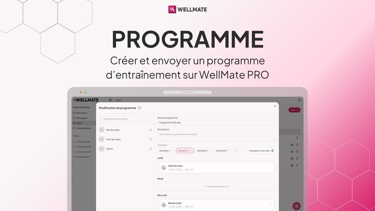 Programme d'entraînement