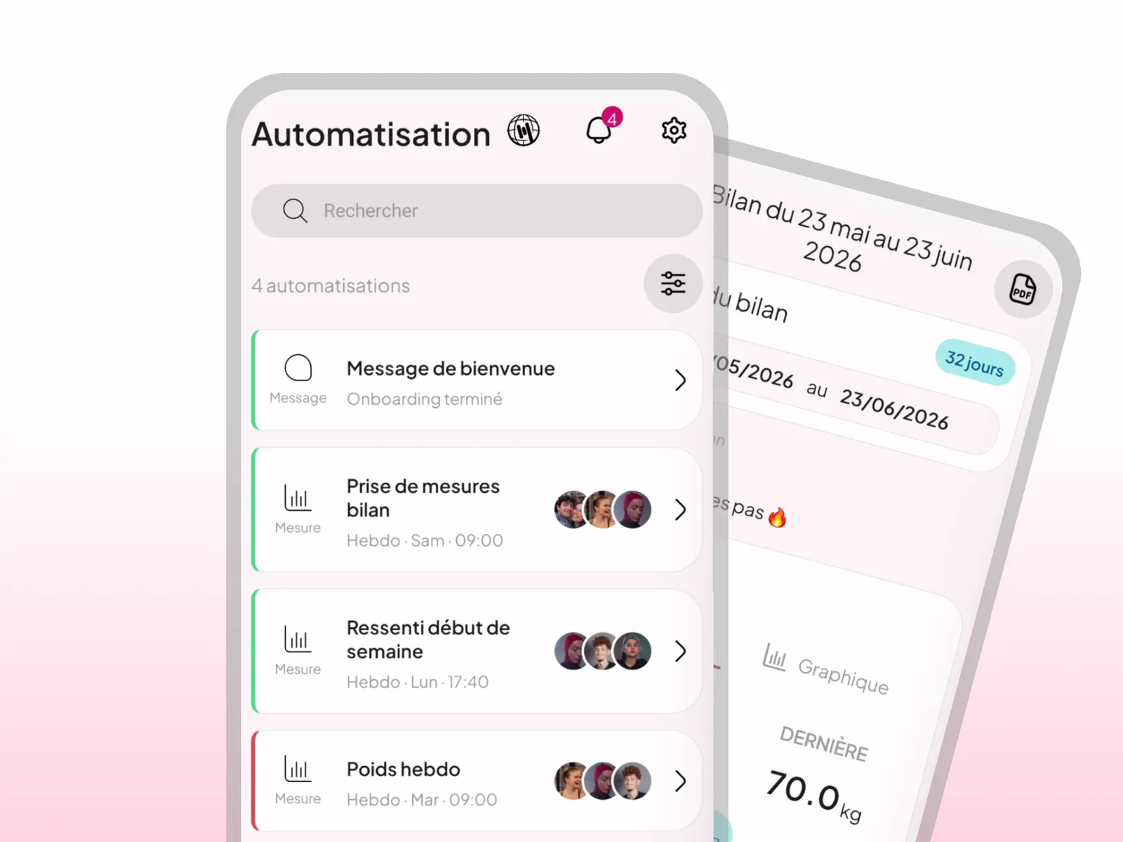 Onboarding et automatisation des clients dans WellMate