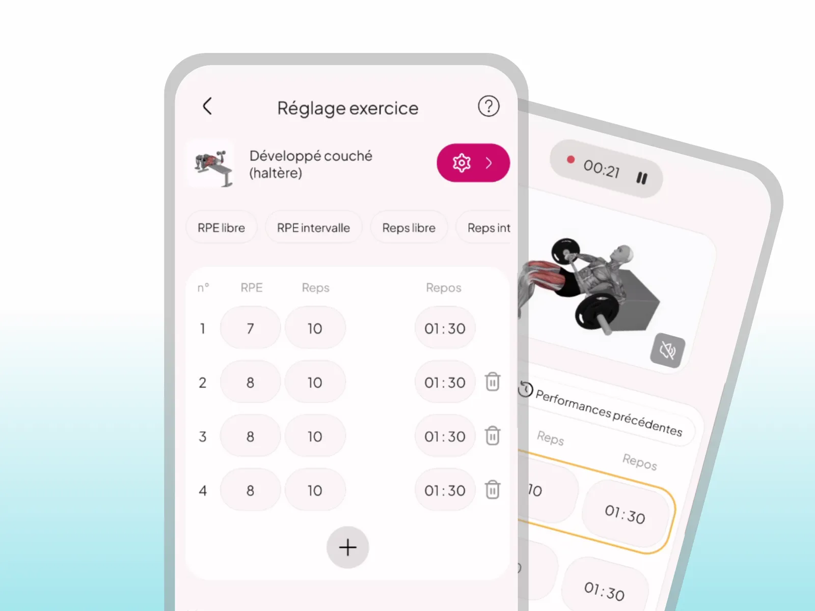 Attribution de programmes et séances dans WellMate PRO
