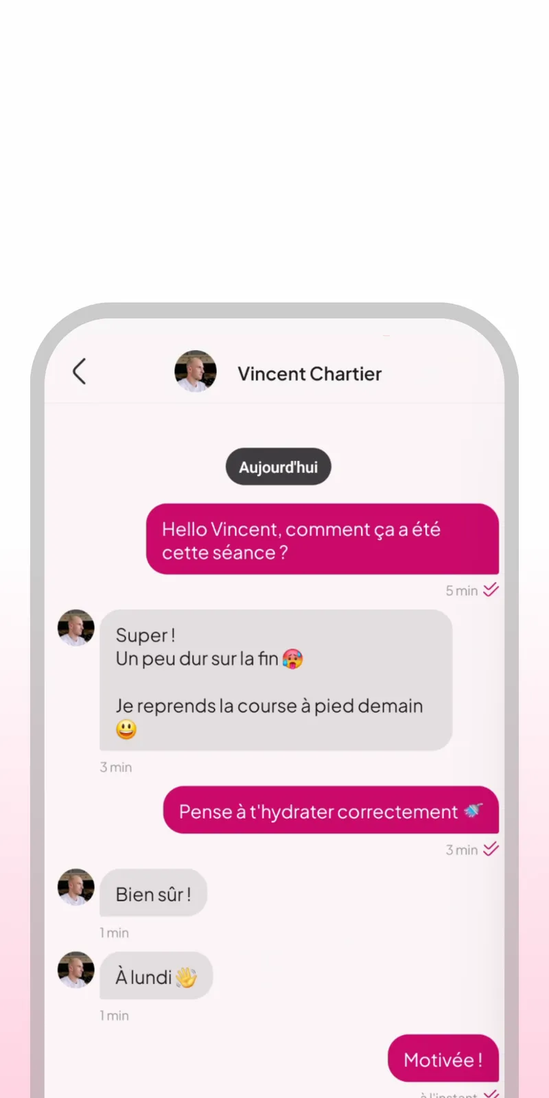Discussion individuelle dans WellMate